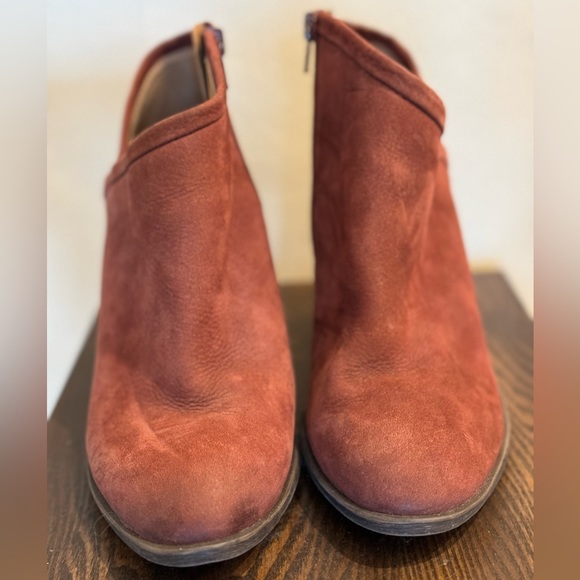 Lucky brand suede heeled booties (Salza) - Size 8.5 - Picture 2 of 8